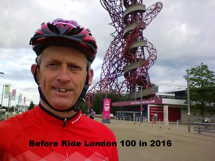 Before Ride London 100 in 2016